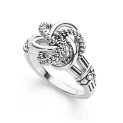 Caviar Rings<LAGOS Silver Love Knot Ring
