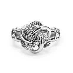 Caviar Rings<LAGOS Silver Love Knot Ring