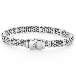 Caviar Bracelets<LAGOS Silver Station Caviar Bracelet | 6Mm