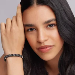 Caviar Bracelets<LAGOS Silver Station Ceramic Caviar Bracelet | 9Mm