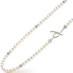 Necklaces & Chains<LAGOS Silver Station Pearl Necklace