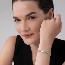 Pearl<LAGOS Silver X Pearl Caviar Bracelet | 6Mm