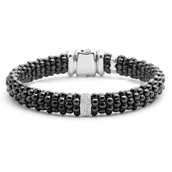 Diamonds<LAGOS Single Station Ceramic Diamond Bracelet | 9Mm