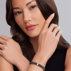 Diamonds<LAGOS Single Station Ceramic Diamond Bracelet | 9Mm