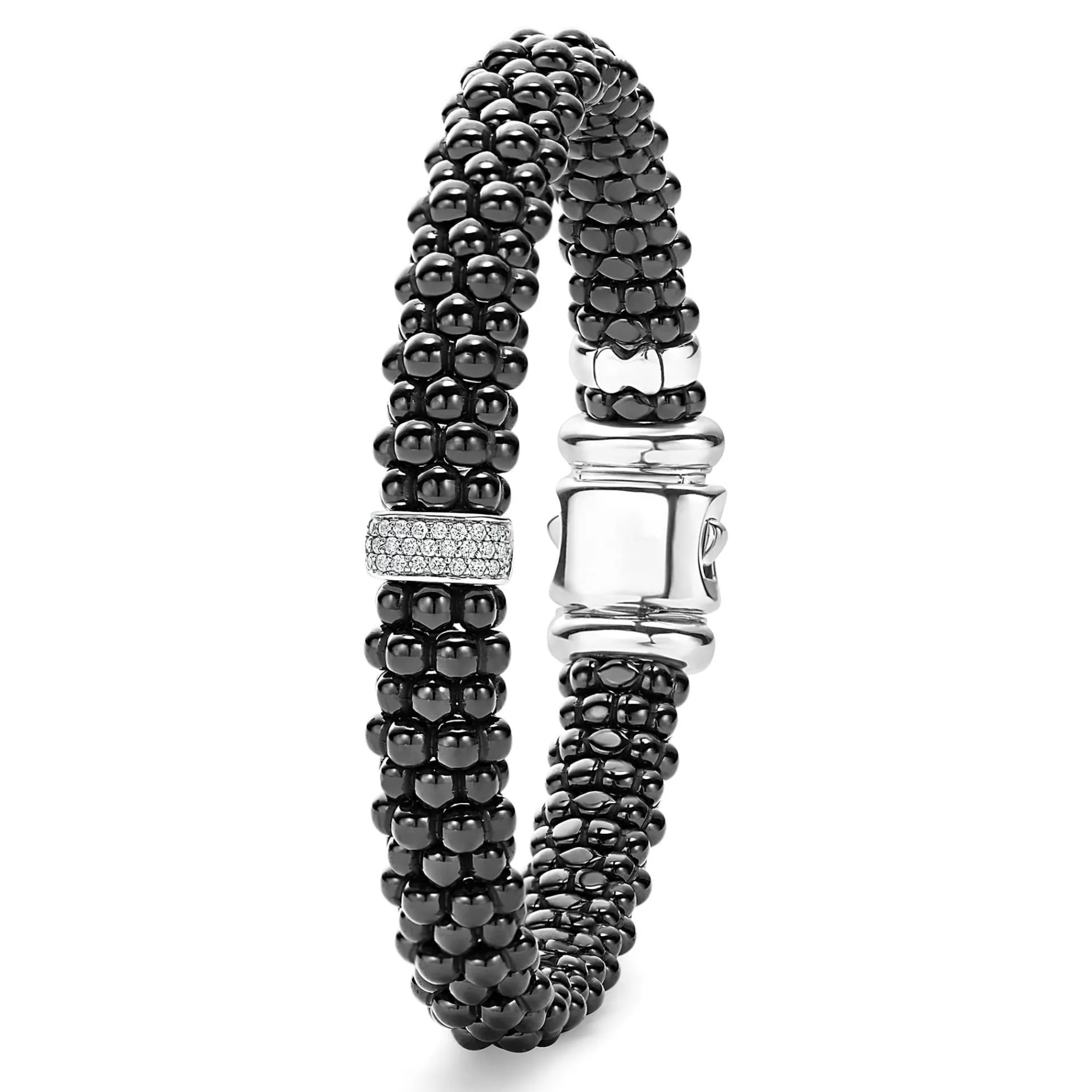 Diamonds<LAGOS Single Station Ceramic Diamond Bracelet | 9Mm