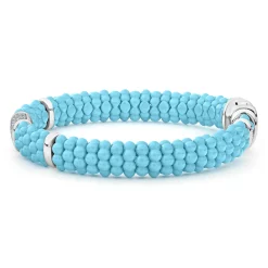 Diamonds<LAGOS Single Station Ceramic Diamond Bracelet | 9Mm