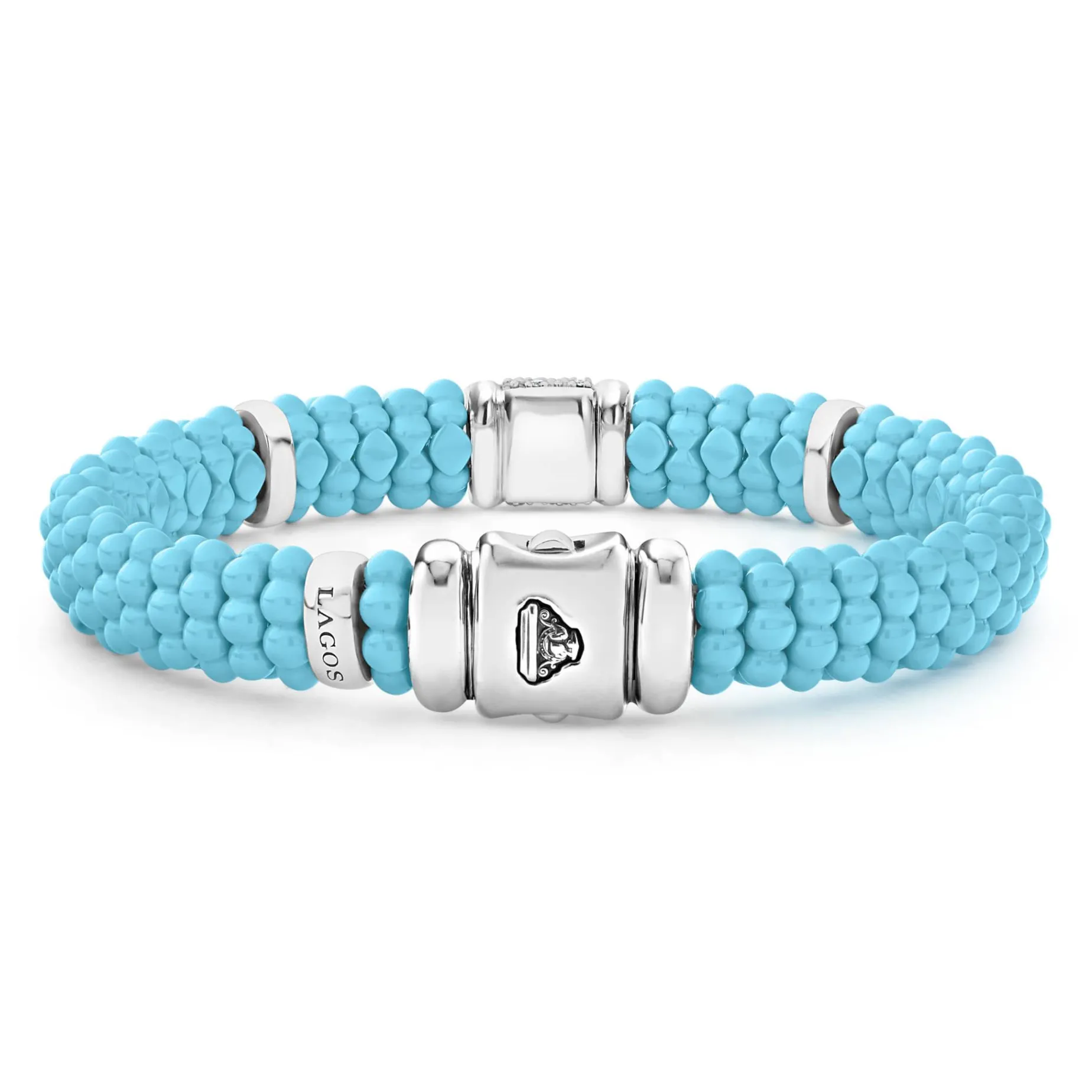 Diamonds<LAGOS Single Station Ceramic Diamond Bracelet | 9Mm