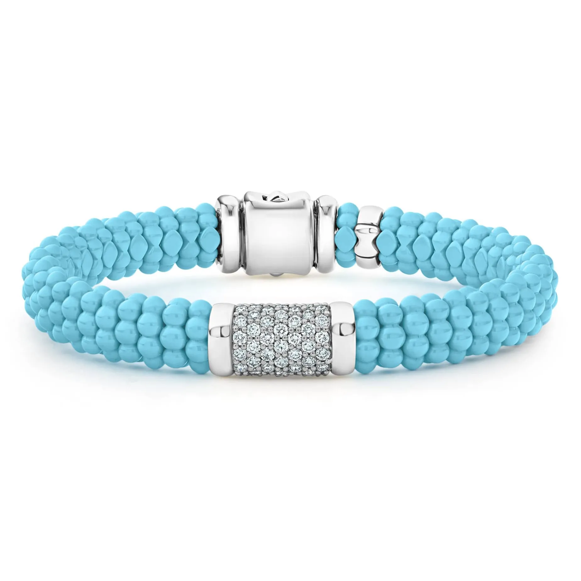 Diamonds<LAGOS Single Station Ceramic Diamond Bracelet | 9Mm