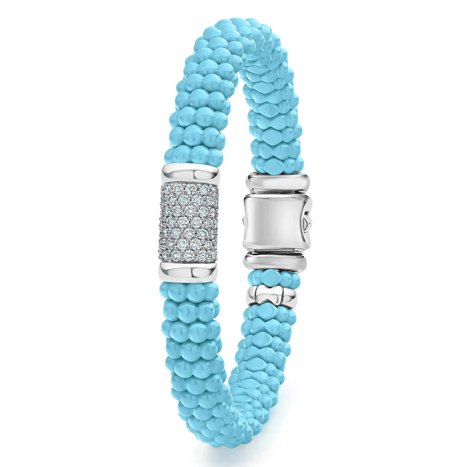 Diamonds<LAGOS Single Station Ceramic Diamond Bracelet | 9Mm