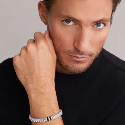 Watch Bands<LAGOS Single Station Diamond Caviar Bracelet | 9Mm