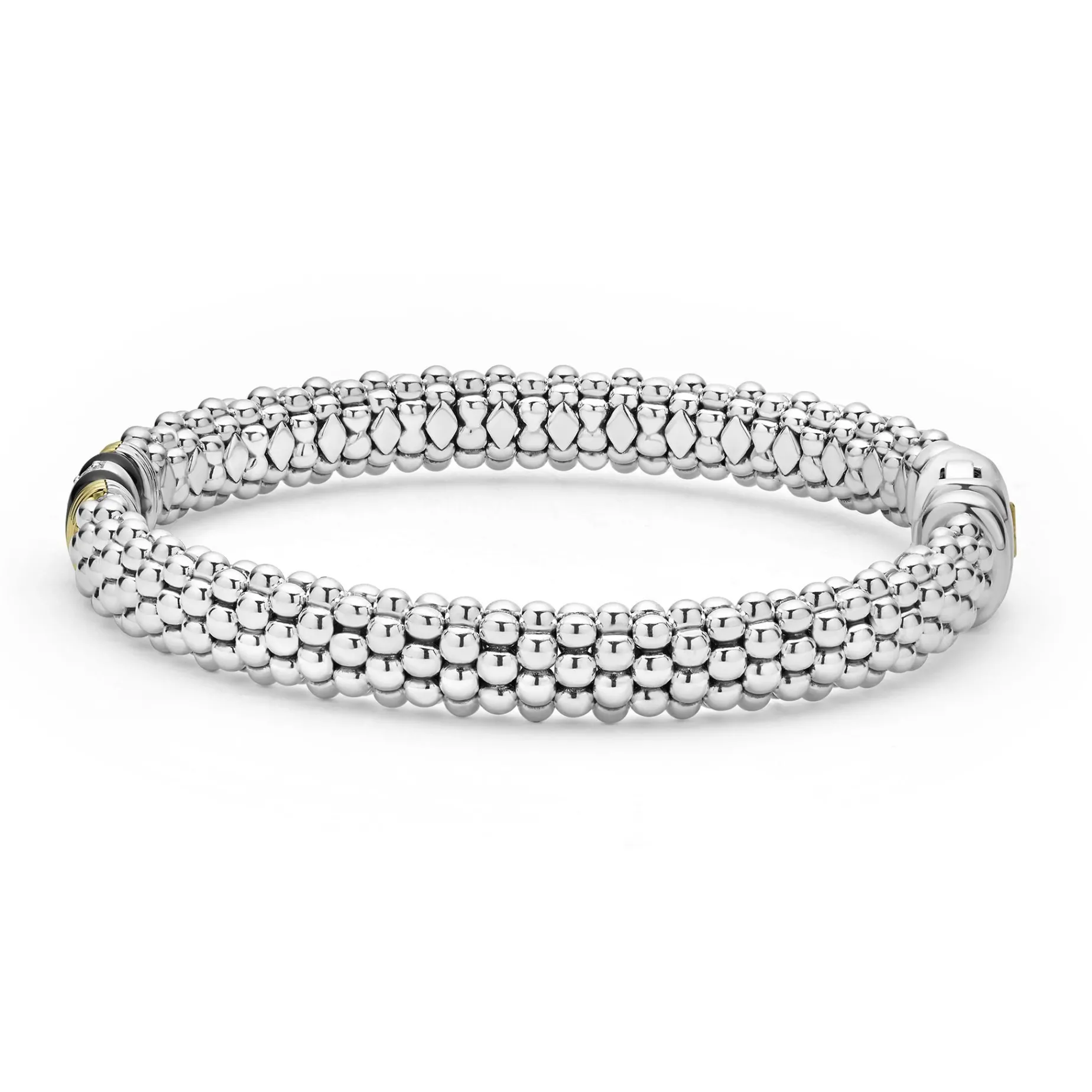 Bracelets<LAGOS Single Station Diamond Caviar Bracelet | 9Mm