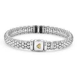 Bracelets<LAGOS Single Station Diamond Caviar Bracelet | 9Mm