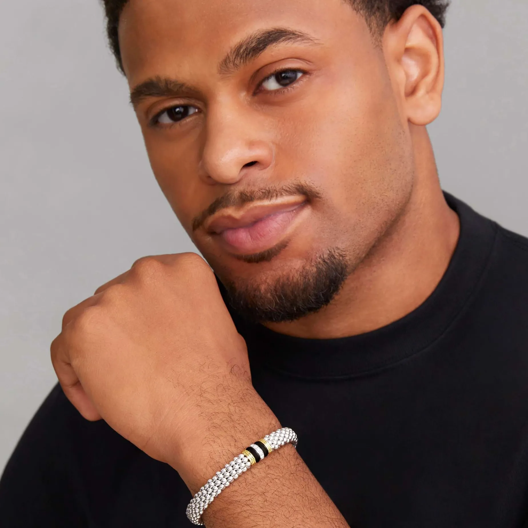 Bracelets<LAGOS Single Station Diamond Caviar Bracelet | 9Mm