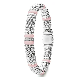 Diamonds<LAGOS Single Station Diamond Caviar Bracelet | 9Mm