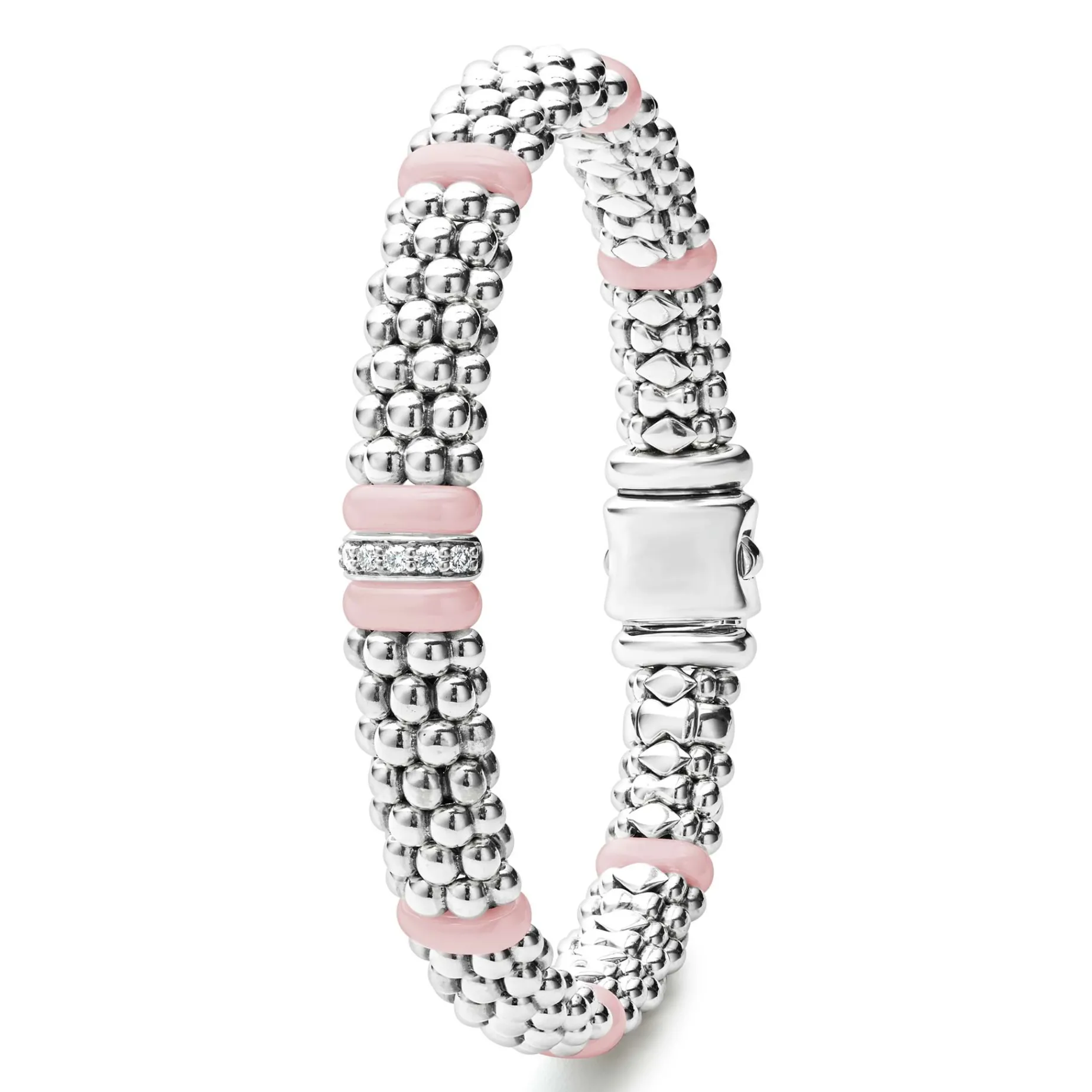 Diamonds<LAGOS Single Station Diamond Caviar Bracelet | 9Mm