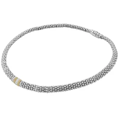 Caviar Necklaces<LAGOS Single Station Diamond Caviar Necklace