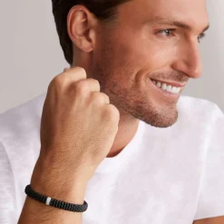 Bracelets<LAGOS Single Station Matte Ceramic Diamond Bracelet | 9Mm