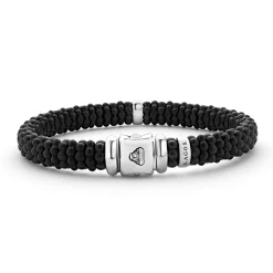 Bracelets<LAGOS Single Station Matte Ceramic Diamond Bracelet | 9Mm