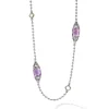 Gemstones<LAGOS Six Station Amethyst Necklace