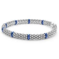 Diamonds<LAGOS Six Station Diamond Caviar Bracelet | 6Mm