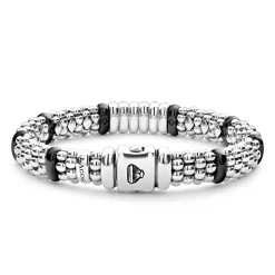 Diamonds<LAGOS Six Station Diamond Caviar Bracelet | 9Mm