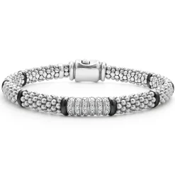 Diamonds<LAGOS Six Station Diamond Caviar Bracelet | 6Mm