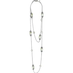 Gemstones<LAGOS Six Station Prasiolite Necklace