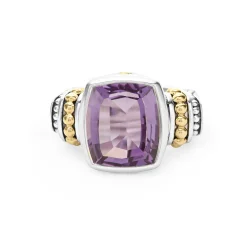 Gemstones<LAGOS Small Amethyst Statement Ring