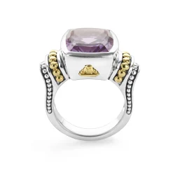 Gemstones<LAGOS Small Amethyst Statement Ring