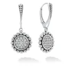 Diamonds<LAGOS Small Caviar Circle Diamond Drop Earrings