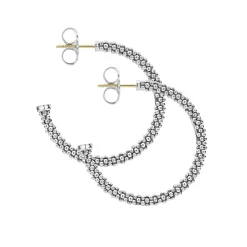 Hoop Earrings<LAGOS Small Caviar Hoop Earrings