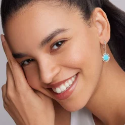 Drop Earrings<LAGOS Small Ceramic Circle Drop Earrings