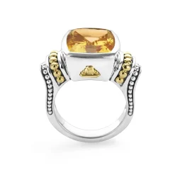 Gemstones<LAGOS Small Citrine Statement Ring