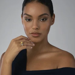 Gemstones<LAGOS Small Emerald-Cut Citrine Ring