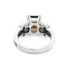 Gemstones<LAGOS Small Emerald-Cut Smokey Quartz Ring