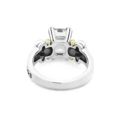 Gemstones<LAGOS Small Emerald-Cut White Topaz Ring