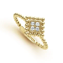 Diamonds<LAGOS Small 18K Gold Diamond Ring