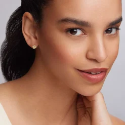 Diamonds<LAGOS Small 18K Gold Love Knot Diamond Earrings