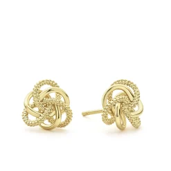 Stud Earrings<LAGOS Small 18K Gold Love Knot Stud Earrings