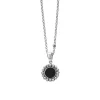 Pendant Necklaces<LAGOS Small Onyx Circle Pendant Necklace