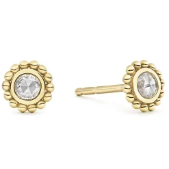 Diamonds<LAGOS Small Rose Cut Diamond Stud Earrings