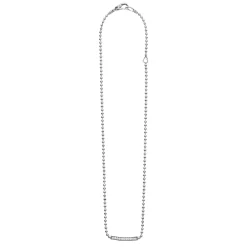 Chains<LAGOS Small Station Diamond Beaded Necklace