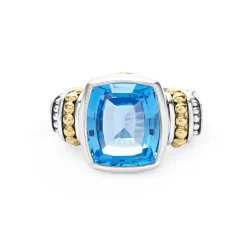 Gemstones<LAGOS Small Swiss Blue Topaz Statement Ring
