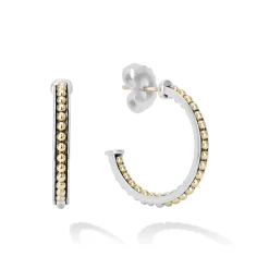 Hoop Earrings<LAGOS Small Two-Tone Hoop Earrings