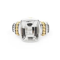 Gemstones<LAGOS Small White Topaz Statement Ring