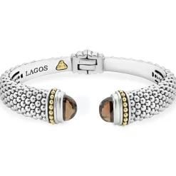 Cuffs<LAGOS Smokey Quartz Cuff Bracelet | 12Mm
