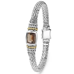 Gemstones<LAGOS Smokey Quartz Gemstone Caviar Bracelet