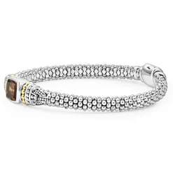 Gemstones<LAGOS Smokey Quartz Gemstone Caviar Bracelet