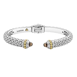 Cuffs<LAGOS Smokey Quartz Gemstone Cuff Bracelet