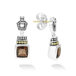 Gemstones<LAGOS Smokey Quartz Gemstone Drop Earrings